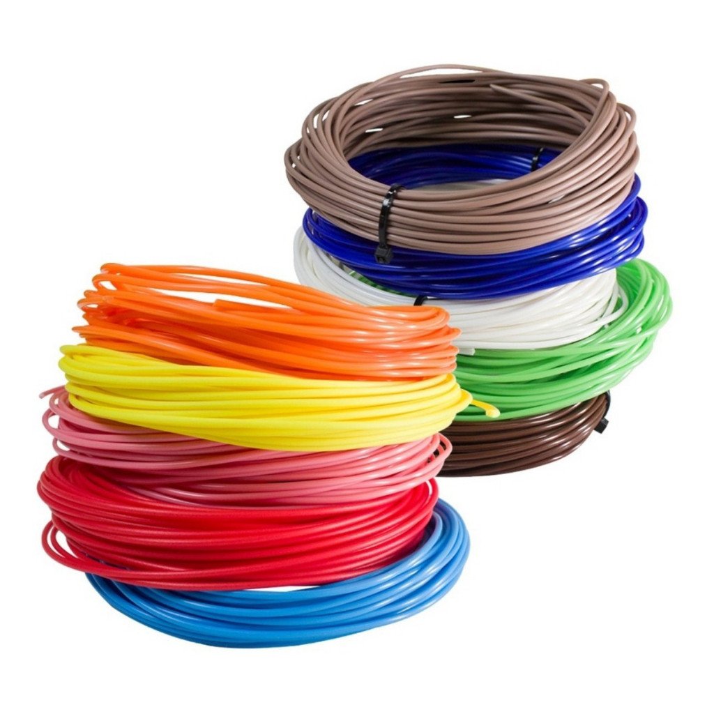 haosin Refil Filamento PLA Kit 5/10 Rolos 25/50 M PRA Caneta 3D