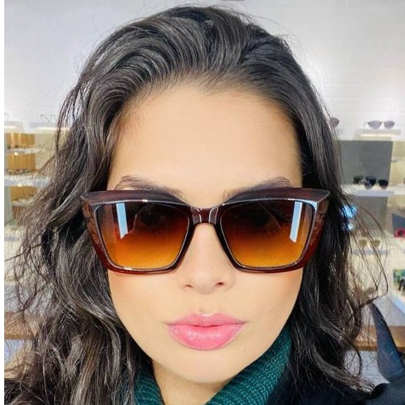 Óculos de sol Feminino Blogueira Lançamento