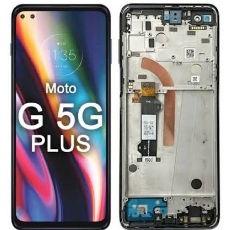 Frontal Tela Display Lcd Compativel Moto G5g Plus Xt2075 Testado Original Pronto Entrega + Película 3D