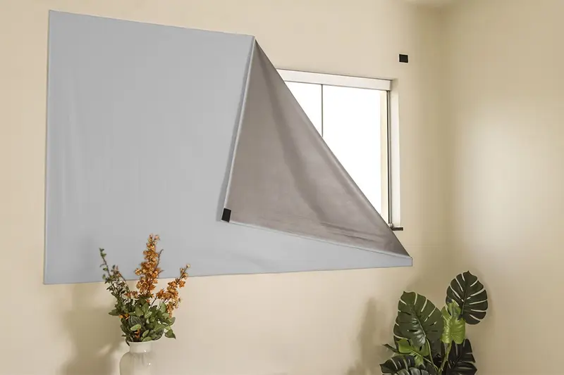 Cortina Painel Blackout com VeIcro para Sala Quarto Cozinha Varias Cores
